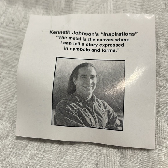 Amazing Kenneth Johnson Sterling Silver & Copper Cuff Bracelet - Picture 5 of 12